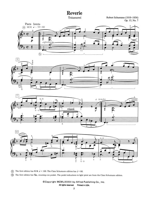 Schumann: Träumerei, Opus 15, No. 7 舒曼羅伯特 夢幻曲作品 | 小雅音樂 Hsiaoya Music