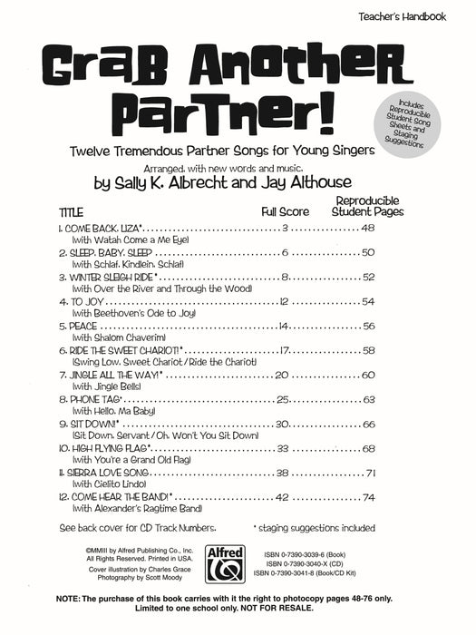 Grab Another Partner! 12 Tremendous Partner Songs for Young Singers | 小雅音樂 Hsiaoya Music