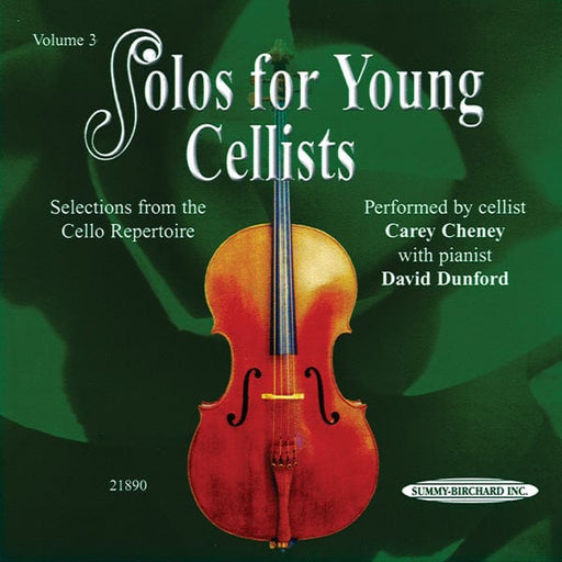 Solos for Young Cellists CD, Volume 3 Selections from the Cello Repertoire 獨奏 大提琴 | 小雅音樂 Hsiaoya Music