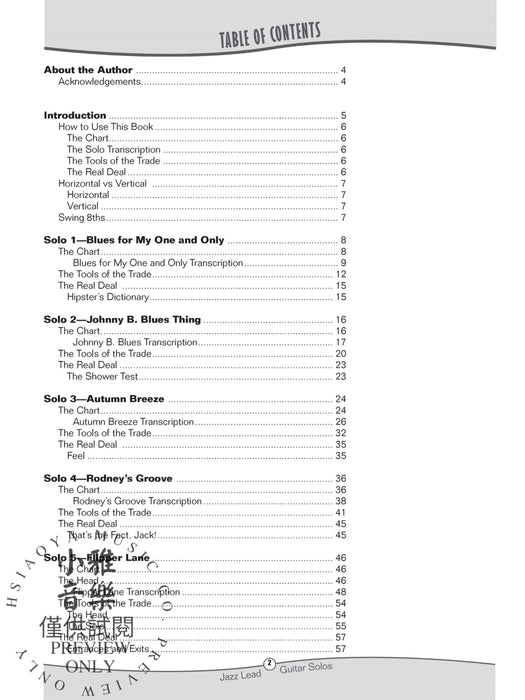 Jazz Lead Guitar Solos The Ultimate Guide to Playing Great Leads 爵士音樂 吉他 獨奏 | 小雅音樂 Hsiaoya Music