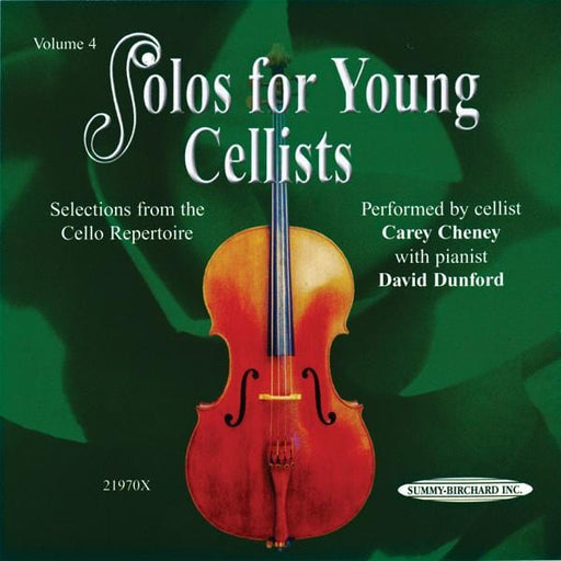 Solos for Young Cellists CD, Volume 4 Selections from the Cello Repertoire 獨奏 大提琴 | 小雅音樂 Hsiaoya Music