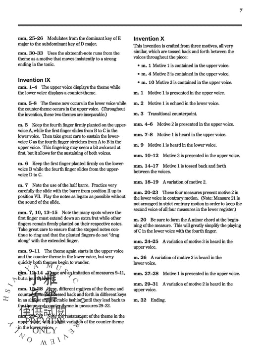 J. S. Bach: 15 Two-Part Inventions Transcribed for Solo Guitar 創意曲 獨奏 吉他 | 小雅音樂 Hsiaoya Music