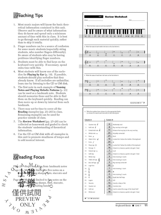 Alfred's Group Piano for Adults: Teacher's Handbook 1 (2nd Edition) An Innovative Method with Optional General MIDI Disks for Enhanced Practice and Performance 鋼琴 | 小雅音樂 Hsiaoya Music