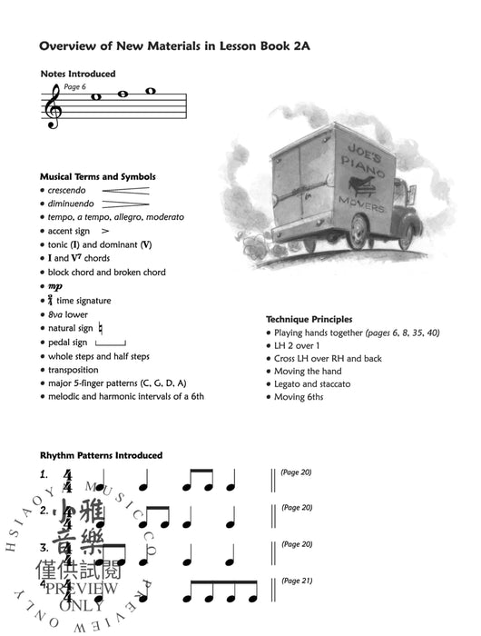 Premier Piano Course, Lesson 2A 鋼琴 | 小雅音樂 Hsiaoya Music