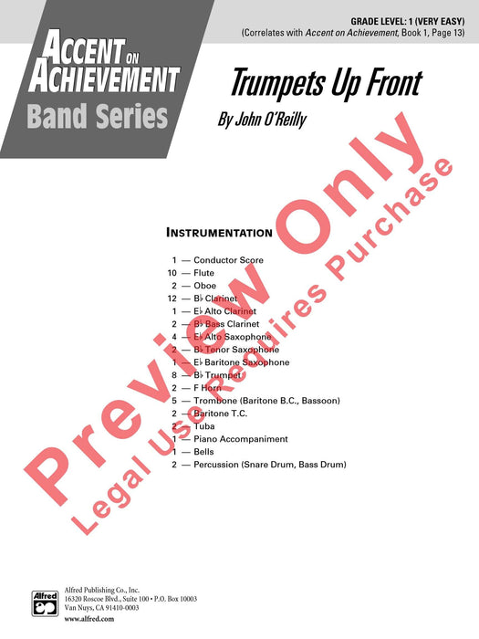 Trumpets Up Front Trumpet Section Feature 小號樂節 總譜 | 小雅音樂 Hsiaoya Music