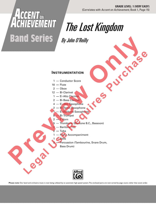 The Lost Kingdom Percussion Solos 擊樂器獨奏 總譜 | 小雅音樂 Hsiaoya Music