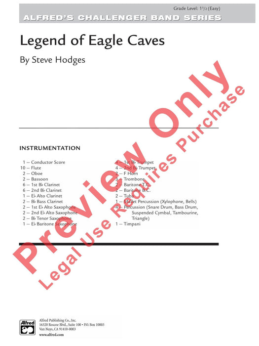 Legend of Eagle Caves 傳奇曲 總譜 | 小雅音樂 Hsiaoya Music