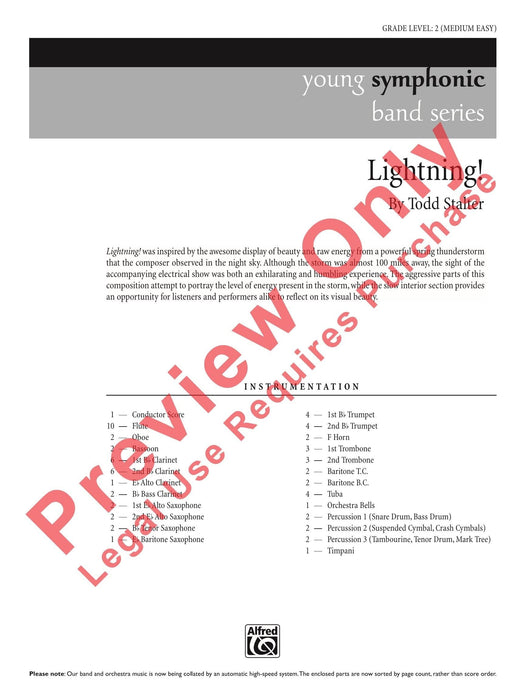 Lightning! 總譜 | 小雅音樂 Hsiaoya Music