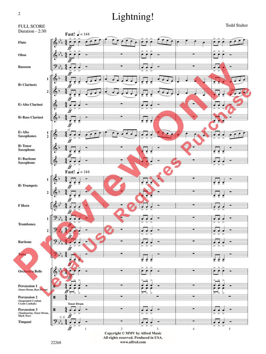 Lightning! 總譜 | 小雅音樂 Hsiaoya Music