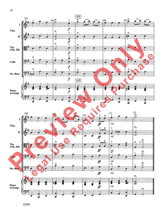 String a Song of Christmas 弦樂 總譜 | 小雅音樂 Hsiaoya Music