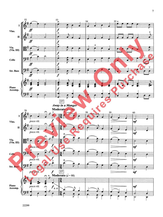 String a Song of Christmas 弦樂 總譜 | 小雅音樂 Hsiaoya Music