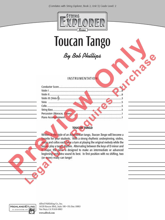 Toucan Tango 探戈 | 小雅音樂 Hsiaoya Music