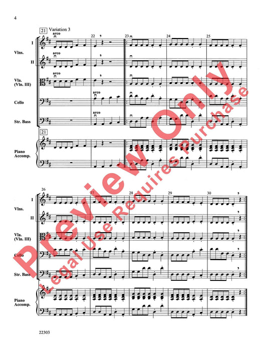 Cabbage Countdown (Variations on Bile Them Cabbage Down) 詠唱調 總譜 | 小雅音樂 Hsiaoya Music