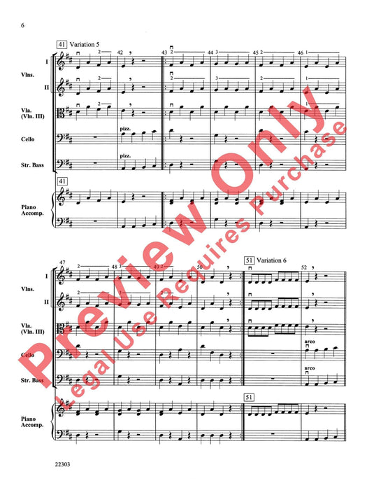 Cabbage Countdown (Variations on Bile Them Cabbage Down) 詠唱調 總譜 | 小雅音樂 Hsiaoya Music