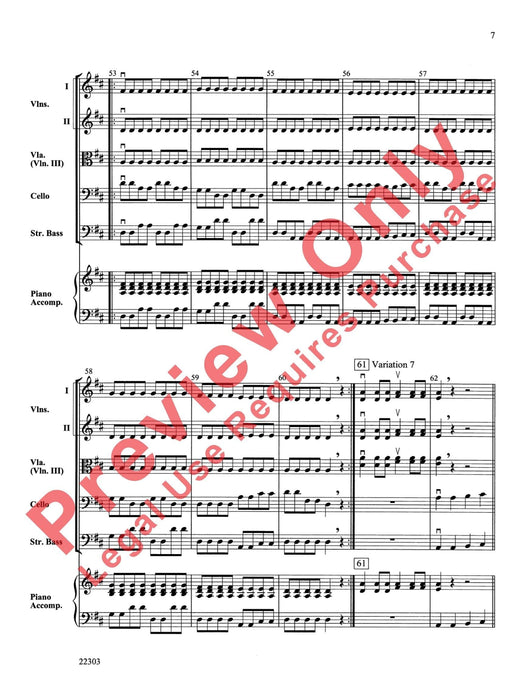 Cabbage Countdown (Variations on Bile Them Cabbage Down) 詠唱調 總譜 | 小雅音樂 Hsiaoya Music