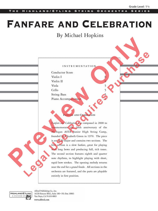 Fanfare and Celebration 號曲 總譜 | 小雅音樂 Hsiaoya Music