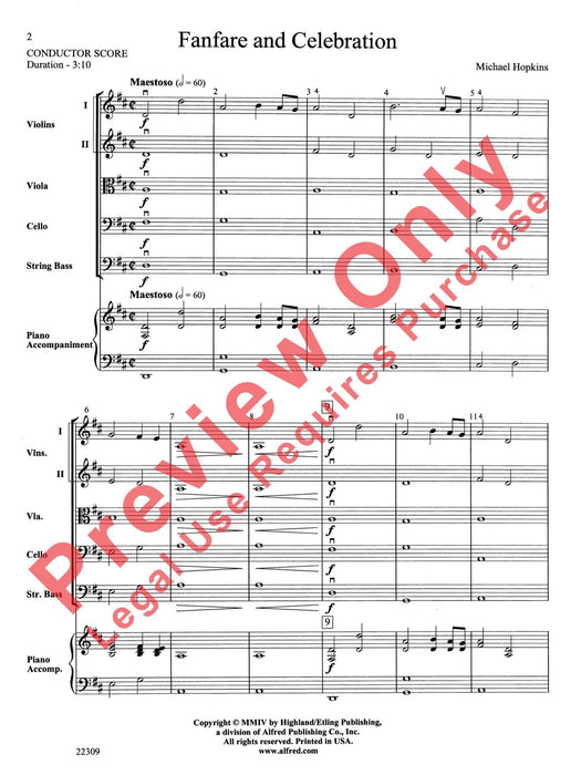 Fanfare and Celebration 號曲 總譜 | 小雅音樂 Hsiaoya Music