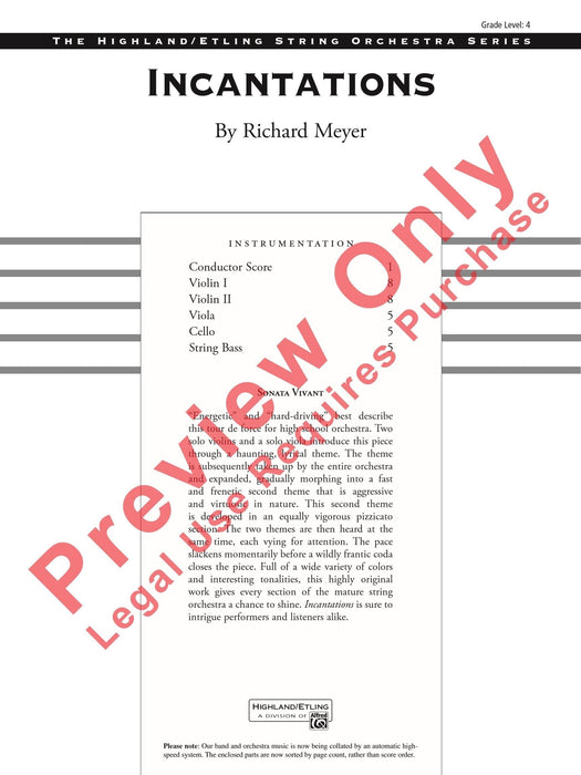 Incantations 總譜 | 小雅音樂 Hsiaoya Music