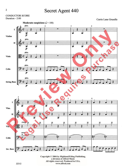 Secret Agent 440 總譜 | 小雅音樂 Hsiaoya Music