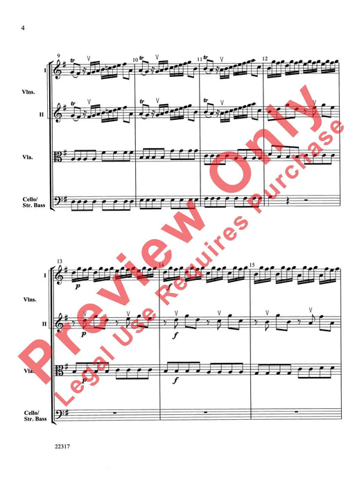 Concerto in G Major (First Movement) 韋瓦第 協奏曲 樂章 總譜 | 小雅音樂 Hsiaoya Music