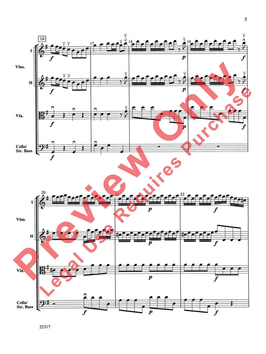 Concerto in G Major (First Movement) 韋瓦第 協奏曲 樂章 總譜 | 小雅音樂 Hsiaoya Music