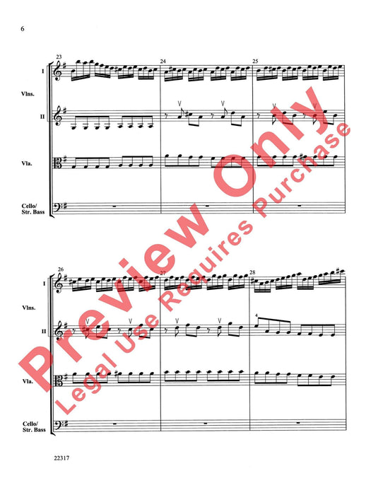 Concerto in G Major (First Movement) 韋瓦第 協奏曲 樂章 總譜 | 小雅音樂 Hsiaoya Music