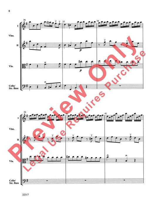 Concerto in G Major (First Movement) 韋瓦第 協奏曲 樂章 總譜 | 小雅音樂 Hsiaoya Music