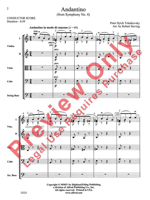 Andantino (from Symphony No. 4) 柴科夫斯基,彼得 交響曲 | 小雅音樂 Hsiaoya Music