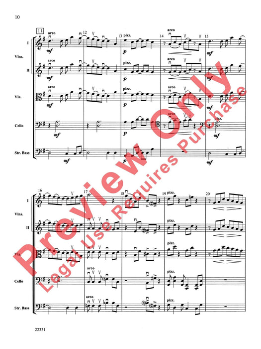 B-Suite for Strings I. Be-Boppin' Bourée, II. Bittersweet Berceuse, III. Brazilian Bagatelle 組曲 弦樂 搖籃曲 音樂小品 總譜 | 小雅音樂 Hsiaoya Music