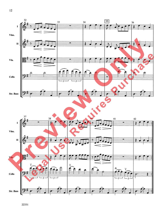 B-Suite for Strings I. Be-Boppin' Bourée, II. Bittersweet Berceuse, III. Brazilian Bagatelle 組曲 弦樂 搖籃曲 音樂小品 總譜 | 小雅音樂 Hsiaoya Music