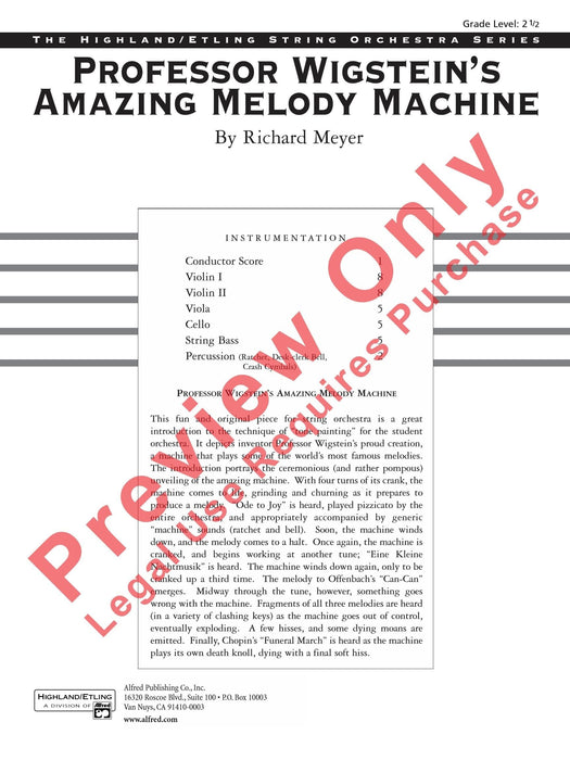 Professor Wigstein's Amazing Melody Machine 旋律 | 小雅音樂 Hsiaoya Music