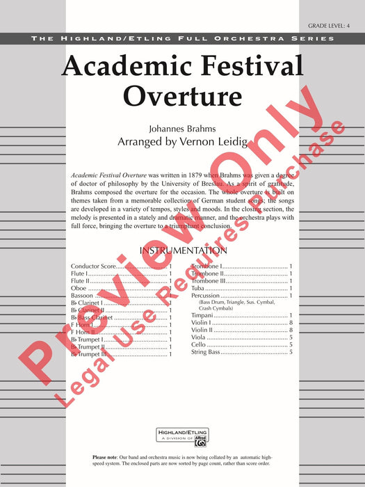 Academic Festival Overture 布拉姆斯 大學慶典序曲 | 小雅音樂 Hsiaoya Music