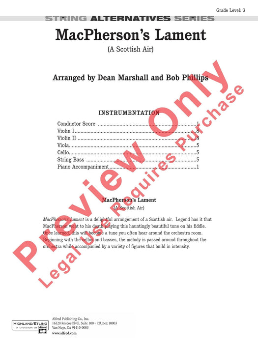 MacPherson's Lament (A Scottish Air) 輓歌 | 小雅音樂 Hsiaoya Music