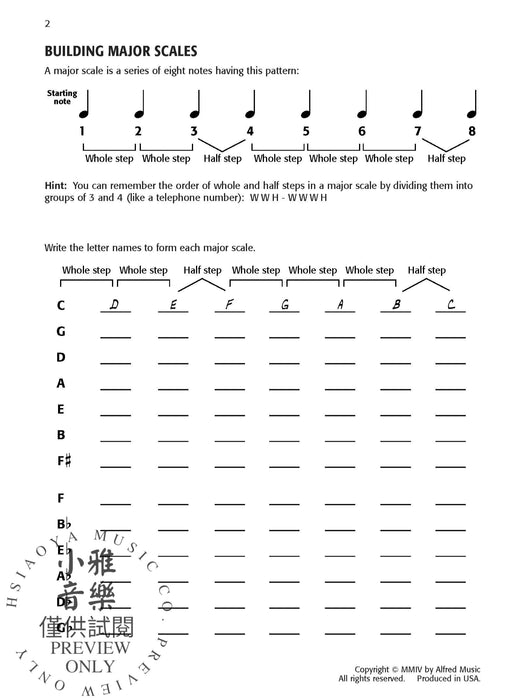 Daily Warm-Ups, Set 3 Major Scales & Arpeggios (One Octave) | 小雅音樂 Hsiaoya Music