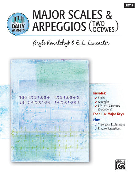 Daily Warm-Ups, Set 5 Major Scales & Arpeggios (Two Octaves) | 小雅音樂 Hsiaoya Music