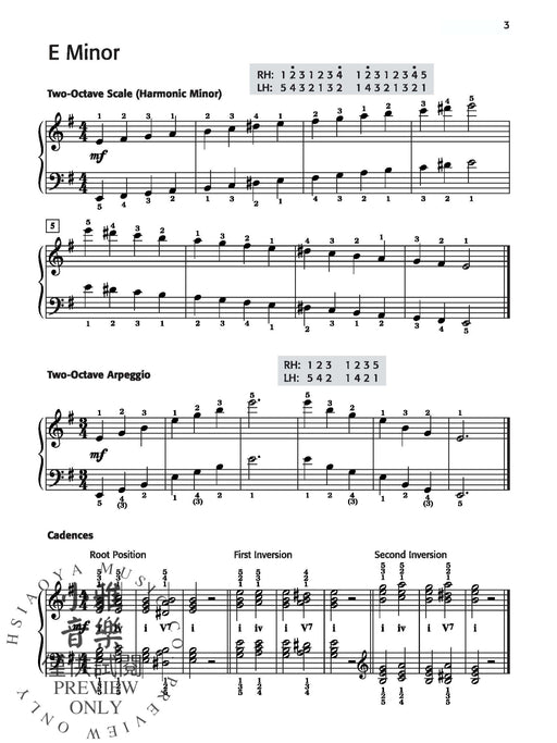 Daily Warm-Ups, Set 6 Minor Scales & Arpeggios (Two Octaves) | 小雅音樂 Hsiaoya Music