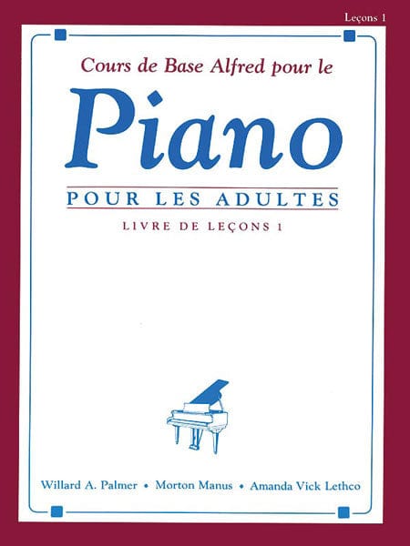 Alfred's Basic Adult Piano Course: French Edition Lesson Book 1 鋼琴 | 小雅音樂 Hsiaoya Music