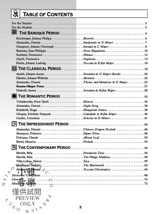 Keys to Stylistic Mastery, Book 3 | 小雅音樂 Hsiaoya Music