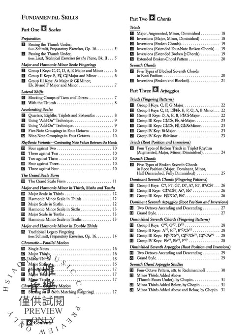 Technique for the Advancing Pianist An Essential Collection of Progressive Exercises and Etudes 練習曲 練習曲 | 小雅音樂 Hsiaoya Music