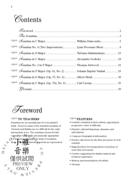 Lyrical Sonatinas, Book 1 小奏鳴曲 | 小雅音樂 Hsiaoya Music