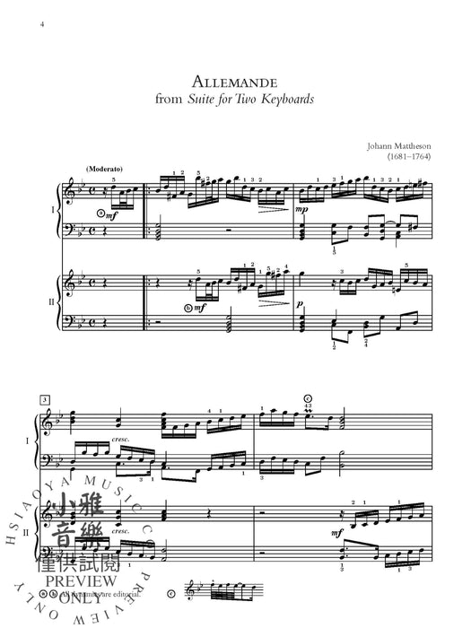 Essential Two-Piano Repertoire 20 Late Intermediate to Early Advanced Selections in Their Original Form 鋼琴 | 小雅音樂 Hsiaoya Music