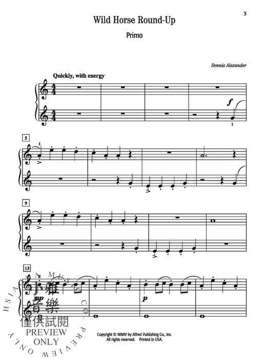 Wild Horse Round-Up | 小雅音樂 Hsiaoya Music