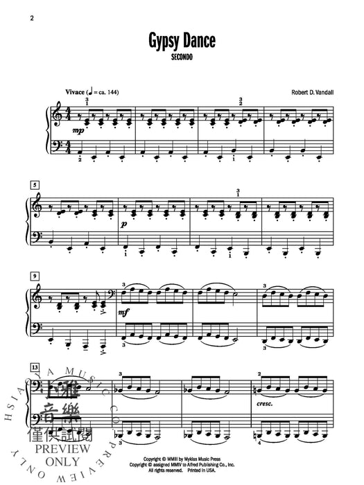 Celebrated Piano Duets, Book 2 Six Diverse Duets for Late Elementary to Early Intermediate Pianists 鋼琴 二重奏 | 小雅音樂 Hsiaoya Music