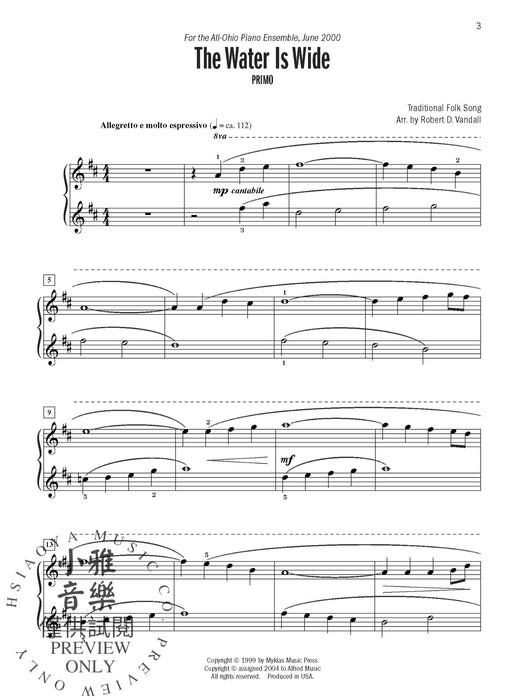 Celebrated Piano Duets, Book 3 Seven Diverse Duets for Early Intermediate Pianists 鋼琴 二重奏 | 小雅音樂 Hsiaoya Music