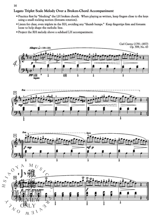 Burgmüller, Czerny & Hanon: 41 Piano Studies Selected for Technique and Musicality, Book 2 鋼琴 | 小雅音樂 Hsiaoya Music