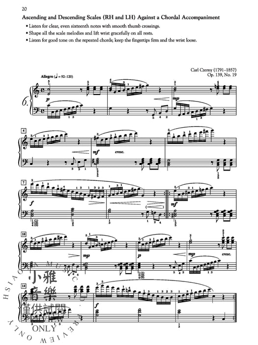 Burgmüller, Czerny & Hanon: 41 Piano Studies Selected for Technique and Musicality, Book 2 鋼琴 | 小雅音樂 Hsiaoya Music