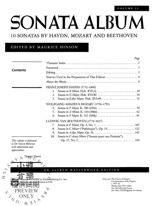 Sonata Album, Volume 2 奏鳴曲 | 小雅音樂 Hsiaoya Music