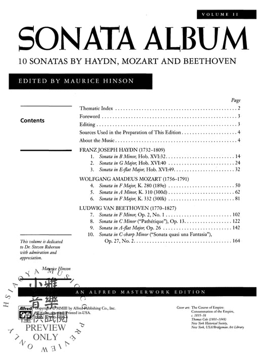 Sonata Album, Volume 2 奏鳴曲 | 小雅音樂 Hsiaoya Music