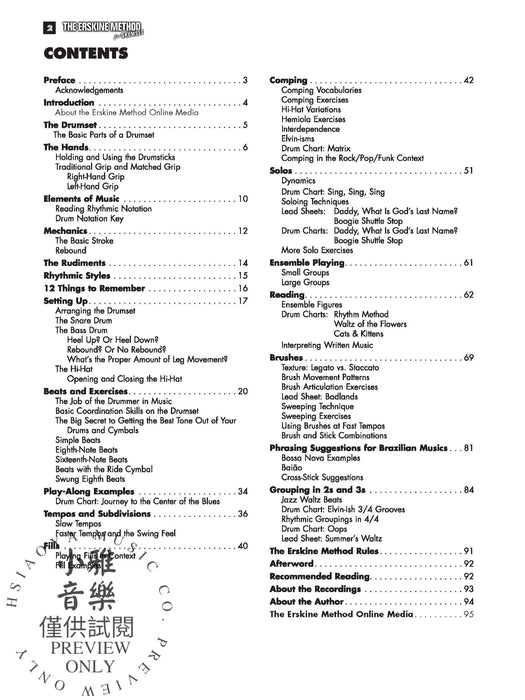 The Erskine Method for Drumset | 小雅音樂 Hsiaoya Music
