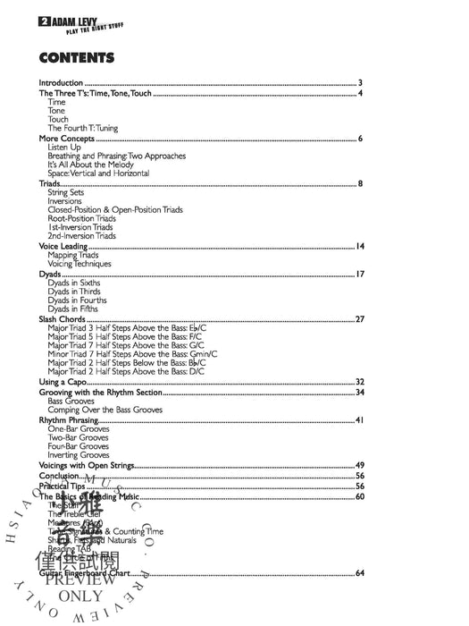 Adam Levy: Play the Right Stuff | 小雅音樂 Hsiaoya Music